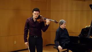 Brahms Violin Concerto performed by Cameron Zandieh Mvt 1 [upl. by Lowrie]