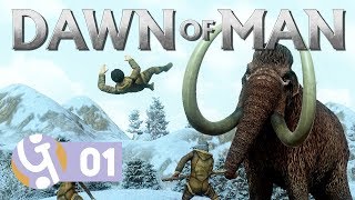 🍖 Neolithic City Builder  Lets Play Dawn Of Man Ep 01 [upl. by Assylla]