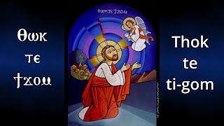 Thok Tati Gom Holy Pascha Hymn  ثوك تاتي جوم لحن تسبحة البصخة [upl. by Rolfston]