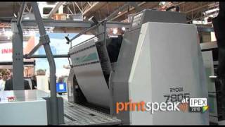 Quick Demo Ryobi 785E sheetfed offset press [upl. by Nylanej]