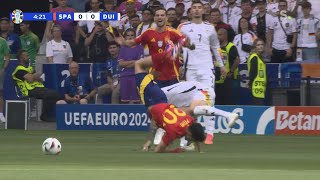 Toni Kroos Awful Rough 😖 Pedri Injury Spain vs Germany 21 Goals Results And Extended Highlights [upl. by Welch]