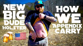 🔴 How Big Dudes Appendix Carry  TUC Holster [upl. by Aimar]