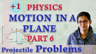 Motion in a Plane  1 Physics  Part 6 Projectile motion Problems  Malayalam [upl. by Wichern]