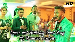 New Konkani Toast Song 2023  Gillys 21st Birthday  By Ramson Cardoso [upl. by Renrut]