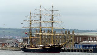 Danish Training Ship Georg Stage in Portsmouth Harbour  Thursday 2 May 2024 [upl. by Aineg]