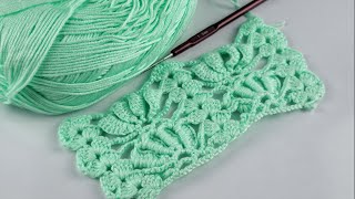 WONDERFUL Beautiful Crochet Pattern Handwork Full Video Tutorial [upl. by Erlandson]