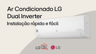 Ar Condicionado LG  Instalação rápida e fácil [upl. by Norej]