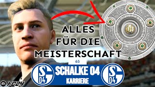 ENDSPURT um die MEISTERSCHAFT  ENDE der KARRIERE 🏆😬😱 Schalke Karriere 65  EA FC 24 [upl. by Meri]