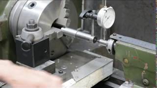 Lathe tailstock alignment [upl. by Wappes399]