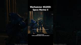 “Your erratic behavior is plain for all to see…”  spacemarine2 warhammer40k shorts cutscene [upl. by Atteiluj]