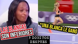 🤣​Se burló de las CORREDORAS BLANCAS y terminó humillada en las olimpiadas🤣​ Ana Peleteiro [upl. by Yetta604]