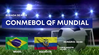 BRASIL X EQUADOR ⚽️ELIMINATÓRIAS AMÉRICA DO SUL HORÁRIO  ONDE ASSISTIR  JOGOS DE HOJE [upl. by Llerrud]