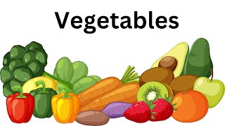 Name of Vegetables  Kids Learning [upl. by Noevad]