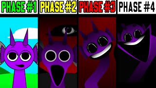 Phase 1 VS Phase 2 VS Phase 3 VS Phase 4 in Incredibox Sprunki [upl. by Nollad]