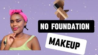 HOW TO ACHIEVE A NATURAL EVERYDAY MAKEUP WITHOUT A FOUNDATION nofoundationlookombrelips [upl. by Lah]