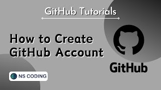 How to Create GitHub Account  GitHub Tutorials  NS CODING [upl. by Anura850]