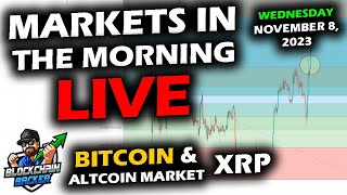 MARKETS in the MORNING 1132023 Bitcoin XRP amp Altcoins Jump on DXY Fall Unemployment Rise [upl. by Carce]