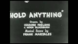 Hold Anything 1930  Looney Toons [upl. by Young]