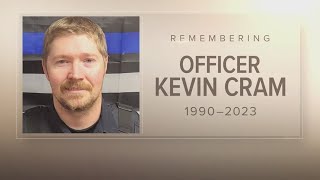 LIVE Funeral service for Algona Iowa Police Ofc Kevin Cram [upl. by Annibo897]