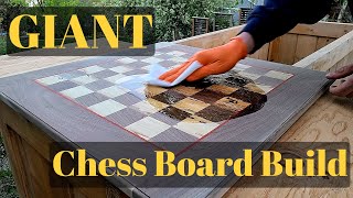 GIANT Chess Board Build [upl. by Lon]