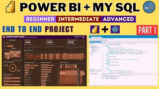 MY SQL  Power BI Complete Project  End to End Power BI Project  Power BI tutorial  Part 1  SQL [upl. by Small]