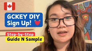 Create Your GCKEY Account DIY  Canada Visa Application  Canada 010 [upl. by Erusaert]