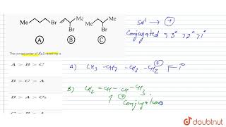 Consider the following bromides The correct order of SN1 reactivity is [upl. by Gunas453]