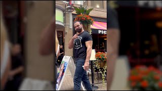 Unexpected Encounter with WWE Superstar Drew McIntyre in Cleveland [upl. by Pinette]