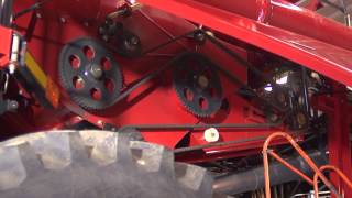 Case IH Combine Inspection Point Chains amp Belts [upl. by Llednahs]