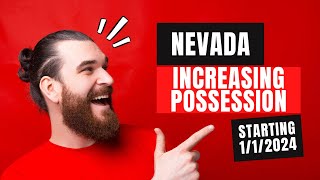 Breaking News Nevadas New Marijuana Possession Laws [upl. by Ines]