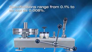 Measuring Pressure with a Deadweight Tester [upl. by Cichocki]