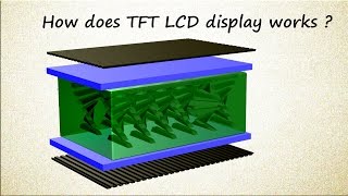 How TFT LCD  thin film transistor liquidcrystal display  display monitor work Animation [upl. by Watters33]