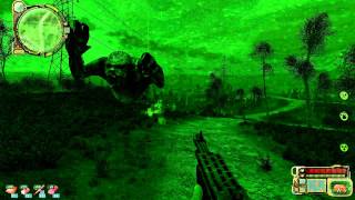 STALKER Call Of Pripyat Walkthrough  Night Hunt Kill The Chimera 1080p [upl. by Arocal]