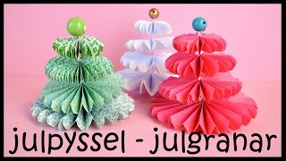 Julpyssel  julgran av papper [upl. by Lupiv]