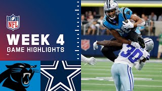 Panthers vs Cowboys Week 4 Highlights  NFL 2021 [upl. by Zizaludba]