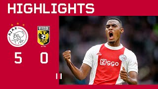 This is what we like to see 😍  Highlights Ajax  Vitesse  Eredivisie [upl. by Gorrono932]