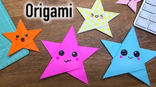 Cómo hacer una ESTRELLA de papel SUPER FÁCIL  LUNA MIA ORIGAMI 6 [upl. by Adnawyt688]