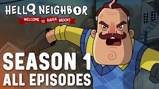 Hello Neighbor Cartoon Season 1  helloneighbor animatedseries  Welcome to Raven Brooks [upl. by Inilahs]