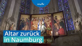 Nach Ausstellungsreise CranachTriegelAltar wieder zurück  MDR SACHSENANHALT HEUTE  MDR [upl. by Suoivatnom227]