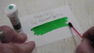 Noodlers Eel Gruene Cactus writing sample [upl. by Rossy]