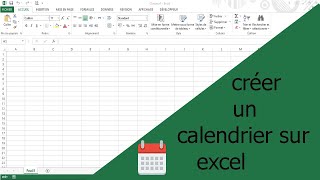 Comment réaliser un calendrier perpétuel sur excel [upl. by Elyrehc]