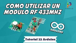 CÓMO UTILIZAR un MÓDULO de RF 433 MHZ 📡 ► ARDUINO  TUTORIAL 22  ✅ [upl. by Shantha]