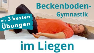 Beckenbodengymnastik Die 3 besten Übungen in Rückenlage Frau und Mann [upl. by Clark]