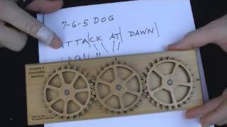 Enigma II Encryption Machine amp Puzzle  encode amp decode cipher [upl. by Retep465]