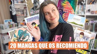 20 MANGAS QUE OS RECOMIENDO LEER 📚📝 [upl. by Schnur]