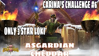 MCOC HACKS 2021 CARINA CHALLENGES quotONLY 3 STAR LOKI CHALLENGEquot 546  1 HIT CODE [upl. by Leahcim472]