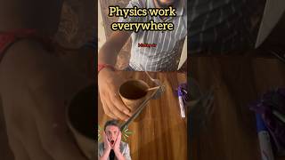 Centre of mass shortvideo youtube reels physics experiment education viral trending shorts [upl. by Enohpets434]