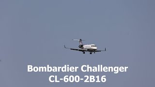 Bombardier Challenger CL6002B16 lands at DFW [upl. by Minda997]