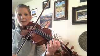 Irish Fiddle Tutorial  Trebles [upl. by Aimet509]