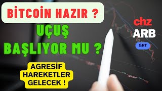 Bitcoin Analiz BOGA KOÅUSU l Chz  ARB  GRT coin analizleri  Son Durum [upl. by Ylerebmik198]